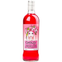 Fresa con Tequila Cholita  0.70L de 14,5 grados