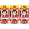 3 botes de ultra ice tea Sabor Fresa y melocotón Luffy One piece 33 ml cada uno
