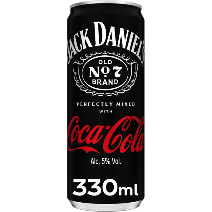 Jack Daniel's & Coca-Cola lata 330 ml 5% vol | Listo para beber
