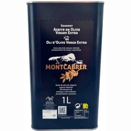 Aceite Montcabrer Virgen Extra 1 litro procedencia Comunidad Valenciana