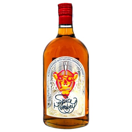 Spice Monkey Whisky con Canela 0.70 botella Vidrio KRD