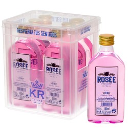 Mini cajón ginebra Rosee 8 botellas de 50ml KRDrinks