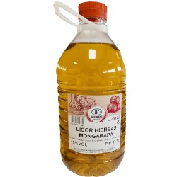 Licor de Hierbas Mongarapa destilerias Ferri 3 litros
