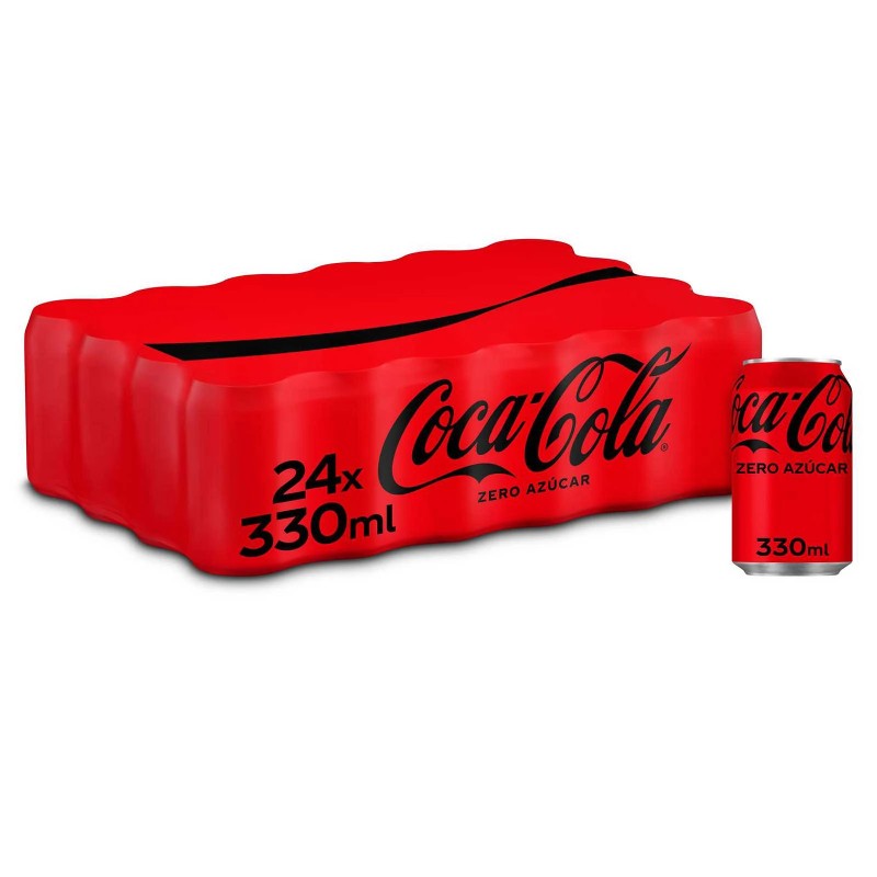 Coca-Cola Zero lata pack 24x33cl Coca-Cola Zero lata pack 24x33cl
